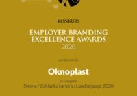 OKNOPLAST doceniony w konkursie Employer Branding Excellence Awards 2020