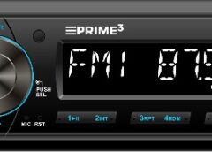 Radioodtwarzacz samochodowy CRA21 marki PRIME3 niezastąpiony w każdej podróży