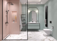 Aranżacje łazienek z czarną armaturą w roli głównej