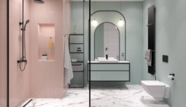 Aranżacje łazienek z czarną armaturą w roli głównej